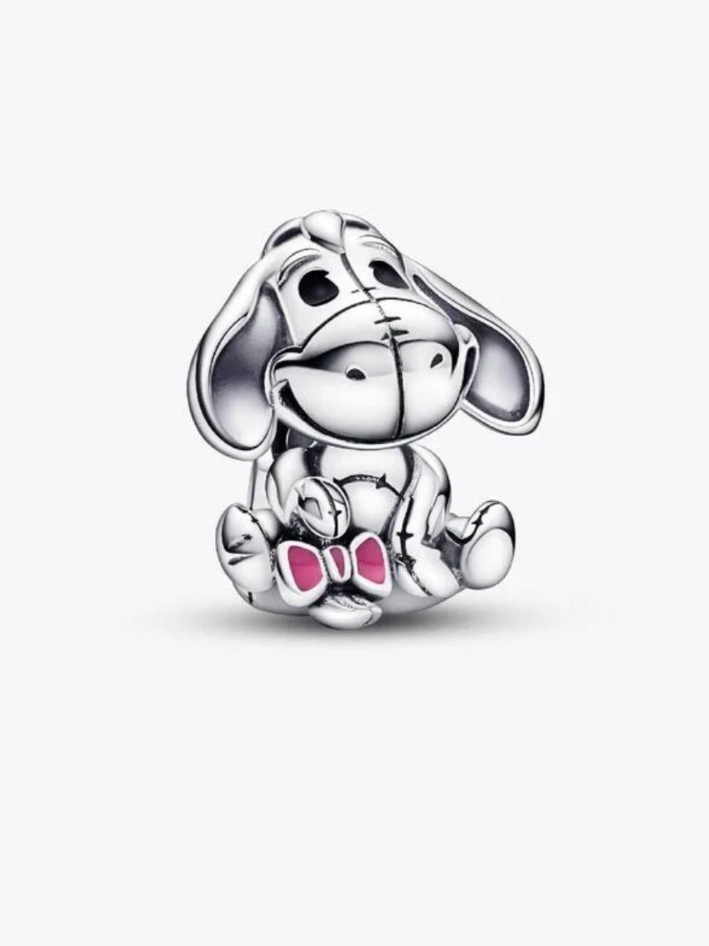 Pandora Sterling Silver Eeyore Charm with Pink Bow